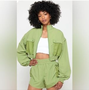 SPIRITUAL GANGSTER BRIDGETTE HYBRID ZIP VEST JACKET Sz L NWT MSRP $128